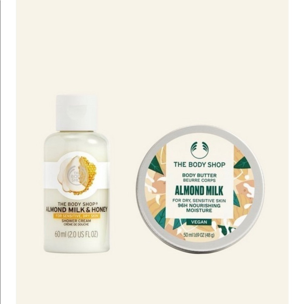 Vegan Body Butter - Almond Milk and shower cream gel​​​​​​​​​​​